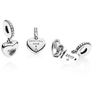 PANDORA Sterling Silver Limited Edition Diamond Locket Club Charm